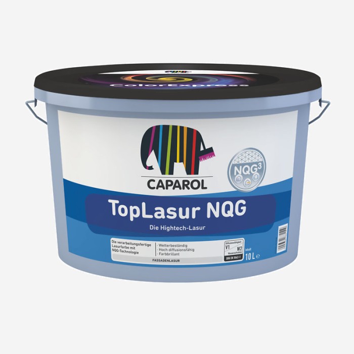Caparol TopLasur NQG biała-transparentna 10l
