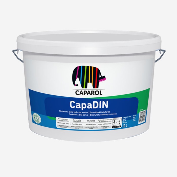Caparol CapaDIN farba wewnętrzna biała 10l