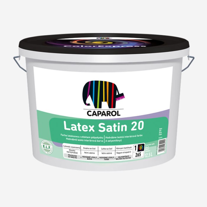Caparol Latex Satin 20 B-1 farba wewnętrzna biała 12,5l