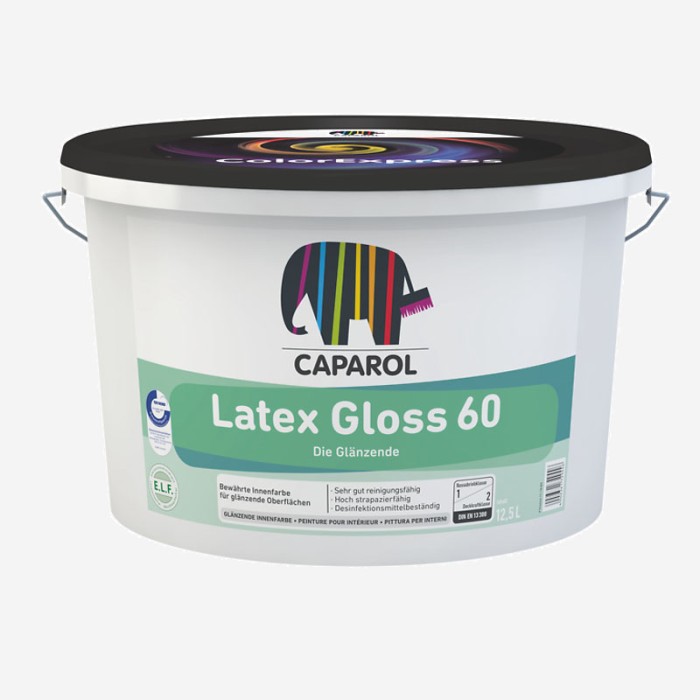 Caparol Latex Gloss 60 B-1 farba wewnętrzna biała 12,5l