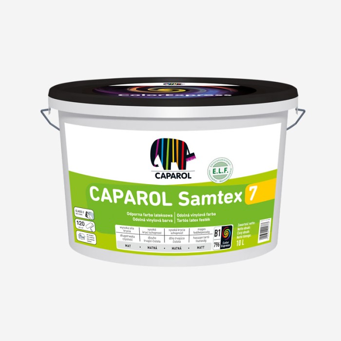 Caparol SAMTEX 7 B-1 Farba wewnętrzna biała 10l
